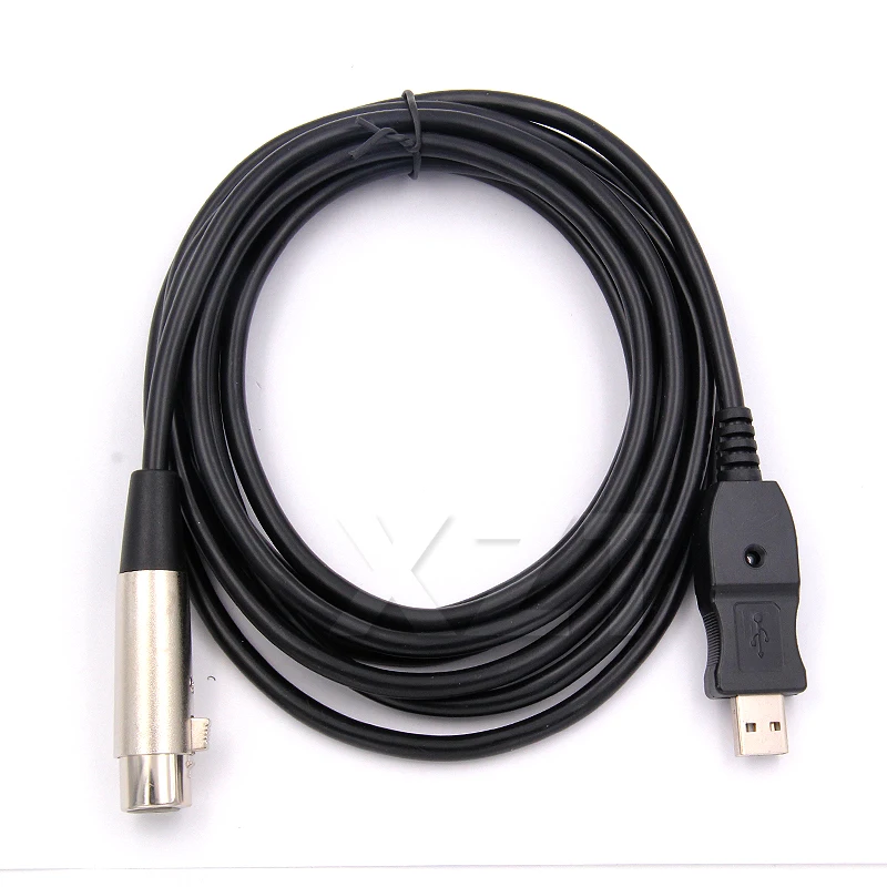 2017 новое поступление USB к XLR микрофонному кабелю для микрофона студийный аудио