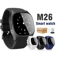 M26 Smartwatch Bluetooth Waterproof Mobile Phone touch Smart Watch Alarm Pedometer For Apple IOS Android Watch DZ09 Q18 A1 Z60