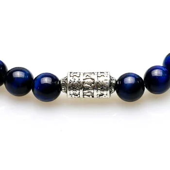 Bracelet Homme Oeil De Tigre Taureau Faucon