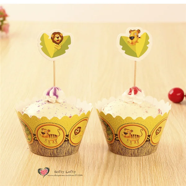 Cupcake DIY Materials Forest Animals Style - 1