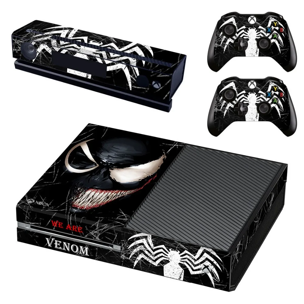 Наклейка Venom s для Xbox One виниловые наклейки Стикеры консоли контроллеры защита