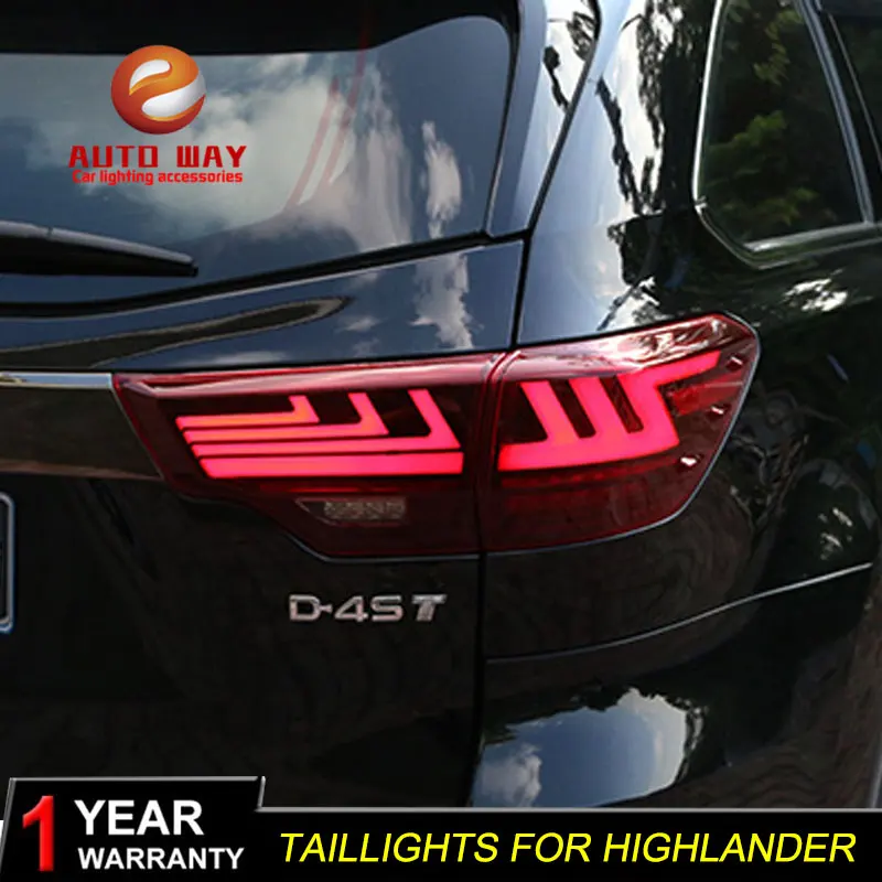 Автомобильный Стайлинг задние фары чехол для Toyota highlander highlander задние фонари светодиодный Taillghts задний фонарь светодиодный DRL