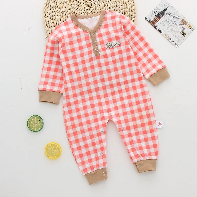 Recién Nacido Bebé Niña Niño manga larga Pingüino Mono Imprimir Mameluco Pijama trajes