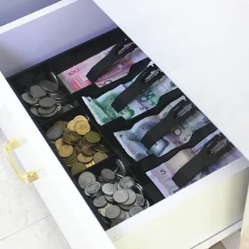 

New 404x245x360mm Money Cash Coin Register Insert Tray Replacement Cashier Drawer Storage Cash Register Tray Box Classify Store