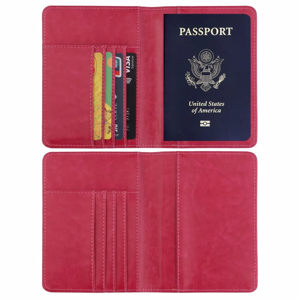 BISI GORO, Обложка для паспорта, дорожный бумажник, держатель для карт, кошелек, многофункциональная сумка, на паспортный держатель, защитный кошелек