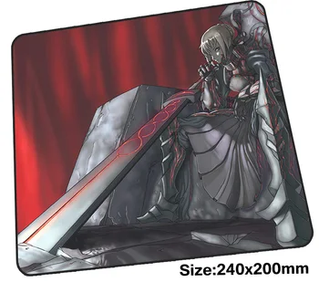 

Fate Saber mouse pad gamer 240x200mm notbook mouse mat Popular gaming mousepad large best seller pad mouse PC desk padmouse