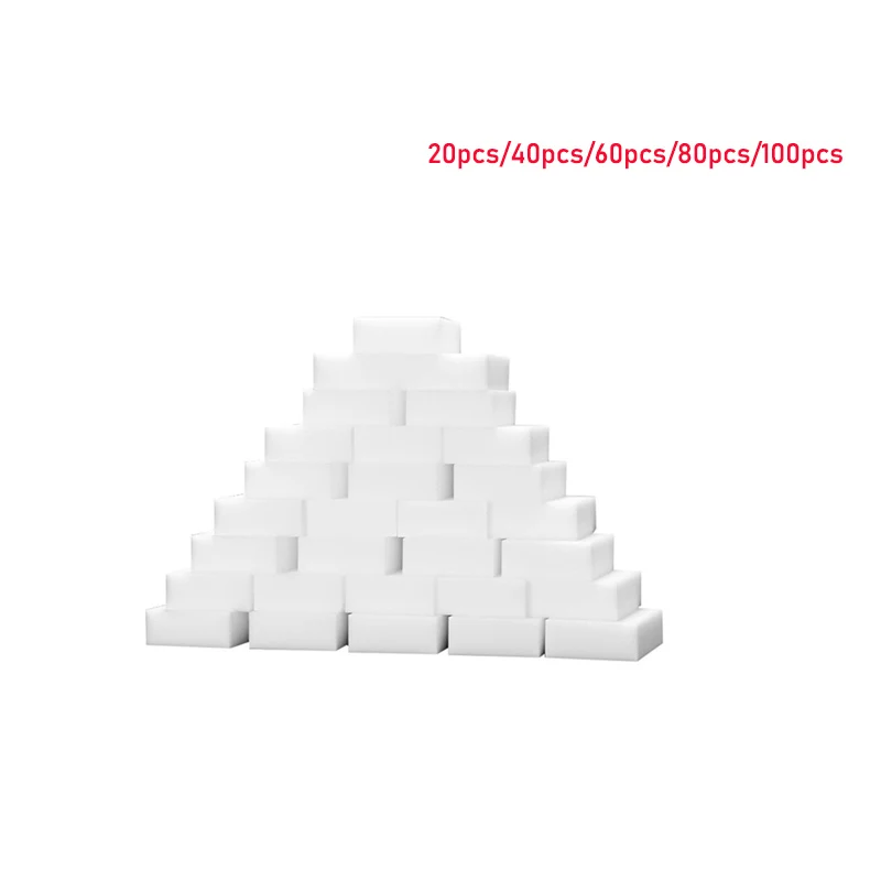 

10x6x2cm Melamine Sponge Magic Sponge Eraser Melamine Cleaner for Kitchen Office Bathroom Cleaning Nano Spoonge