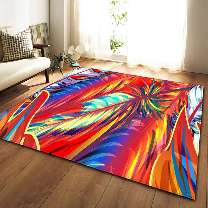 

Simple Modern Abstract Colorful Carpet Bedroom Kitchen Door Mat Living Room coffee table Floor Mat Carpet Rug Bedroom