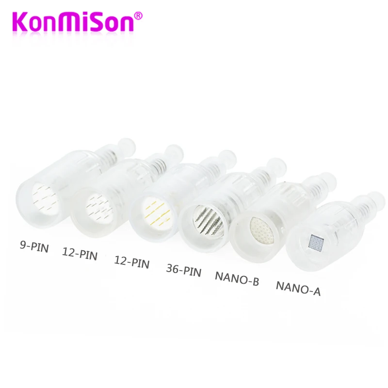 

50pcs/lot Micro needle 9 pin / 12 pin / 36 pin / nano Cartridge Replacement For Derma Pen Micro Nano Needles Head Tattoo Needles