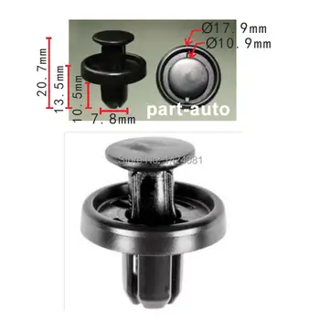 

100x 8mm OEM for Subaru Wheel Arch Lining, Inner Wing, Splashguard Plastic Trim Clips 909140065