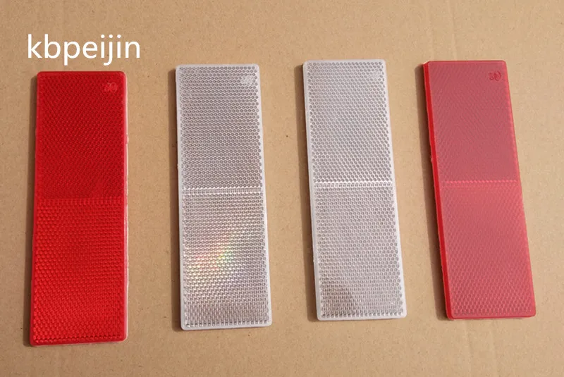 

1 Set Red white plastic automotive safety reflector side marking Sticker for ACURA TSX MDX RDX RSX Integra TLX TL RL