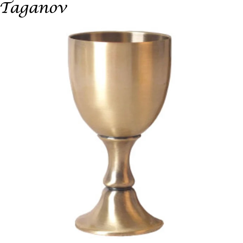 

Small Liquor Cup Goblet Luxurious Unique Metal Glass Pure Copper Handmade 100 ML 3.4 OZ Capacity As Friends Gift Wine Cup Mugs