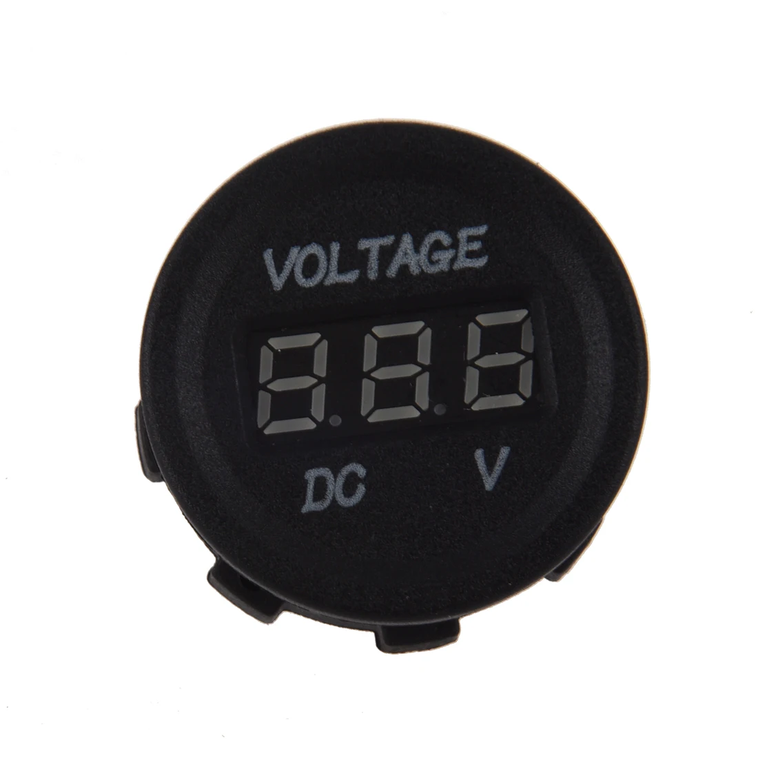

DC 12V-24V Motorcycle LED Digital Display Voltmeter Voltage Meter Round Panel(Red LED Display)