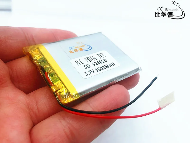 Li-Po 3,7 V 1500 mAh литий-полимерный аккумулятор 524050 MP3 MP4 навигационное оборудование маленькие игрушки и другие товары стоматологический
