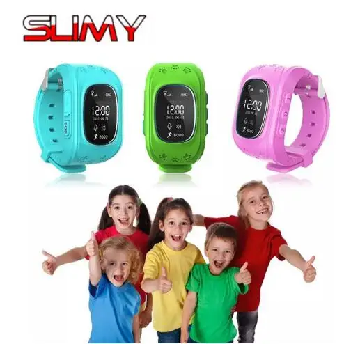 Slimy Smart Watch Q50 for Kids Smart Baby Watch with GPS Tracker 2G SIM Card Slot SOS Call Smartwatch for Baby Son Daughter Gift