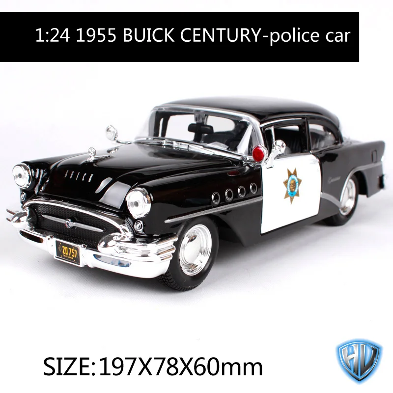 Maisto 1:24 1955 Buick Century Outlaws Полицейская машина литая под давлением модель автомобиля игрушка Новинка в коробке 31295 - Цвет: 31295