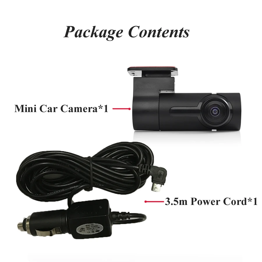 Видеорегистратор Автомобильный видеорегистратор 1080P HD 80 градусов широкоугольная камера видео рекордер беспроводной скрытый видеорегистратор с ночным видением