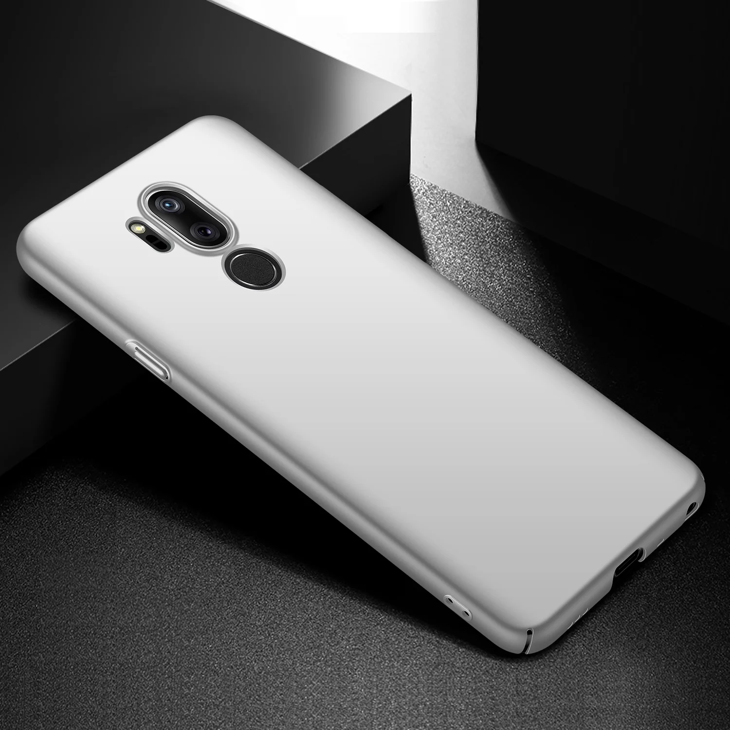 Для LG G7 чехол ThinQ роскошный высококачественный Жесткий ПК Тонкий чехол Матовая кожа защитная задняя крышка чехол s для LG G7 ThinQ чехол для телефона