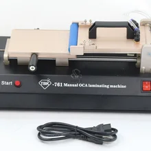 Ручной Встроенный вакуумный насос Универсальный OCA Пленка для ламинирования машина многоцелевой поляризатор для ЖК-пленки TBK-761