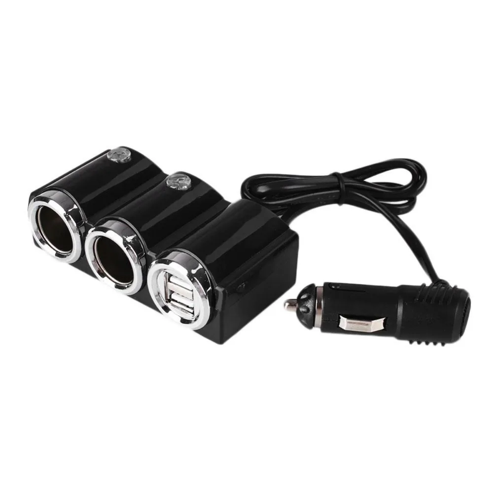 Vehemo-2-Way-Car-Socket-Cigarette-Lighter-Splitter-Dual-USB-Power-Car-Charger-Multi-Car-Cigarette