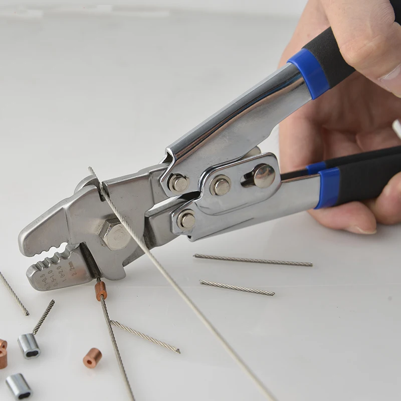 IWISS WXS 255 Wire Rope Crimping Pliers Tool For Crimping Fishing Lines Up To 2.2mmin Pliers