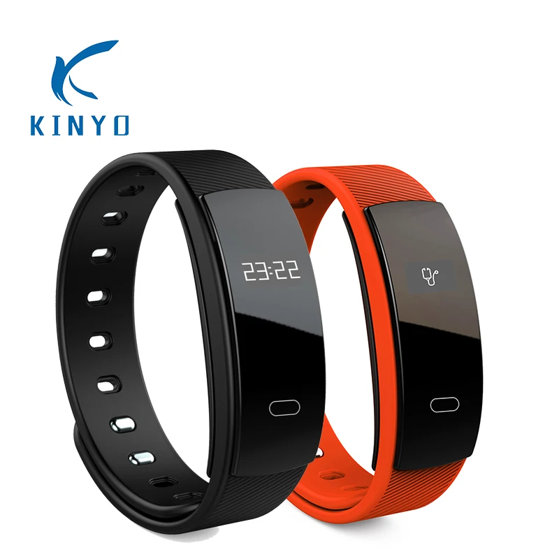 Intelligent adult wristband blood pressure monitoring health tracker smart bracelet auto power