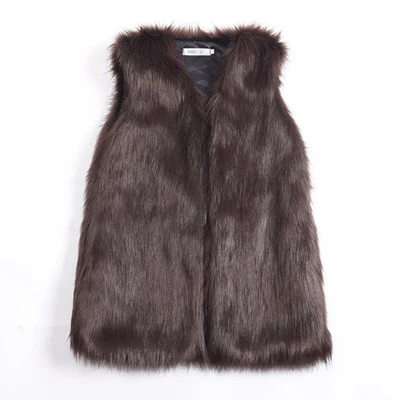 sleeveless fur jacket