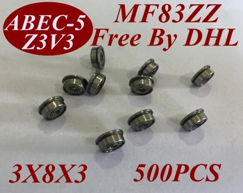 

500Pcs MF83Z MF83ZZ MF83 ZZ MF83-Z MF83-ZZ 3X8X3 MM 3*8*3 MM Miniature roller shaft motor deep groove Ball Bearing tools