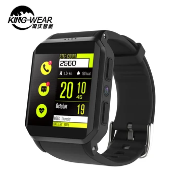 

Kingwear KW06 GPS Smart Watch Phone Heart Rate Monitor Bluetooth Smartwatch Men Support SIM Card Camera Android 5.1 MTK6580 8GB