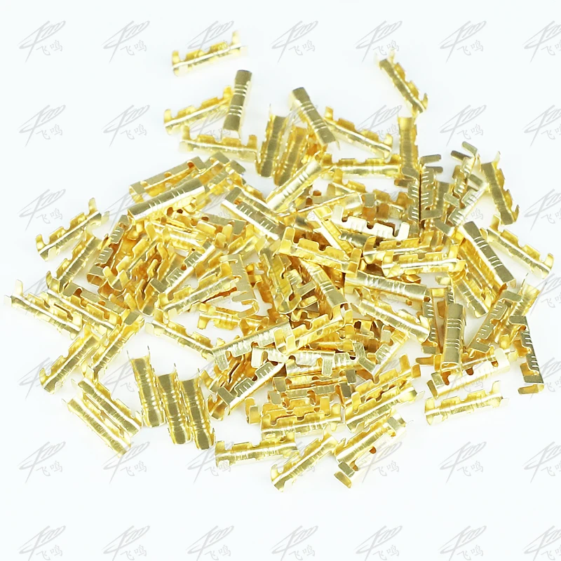 100pcs/lot 453 U-shaped terminal tab cold inserts connectors cold terminal small teeth fascia terminal,0.5-1.5mm2