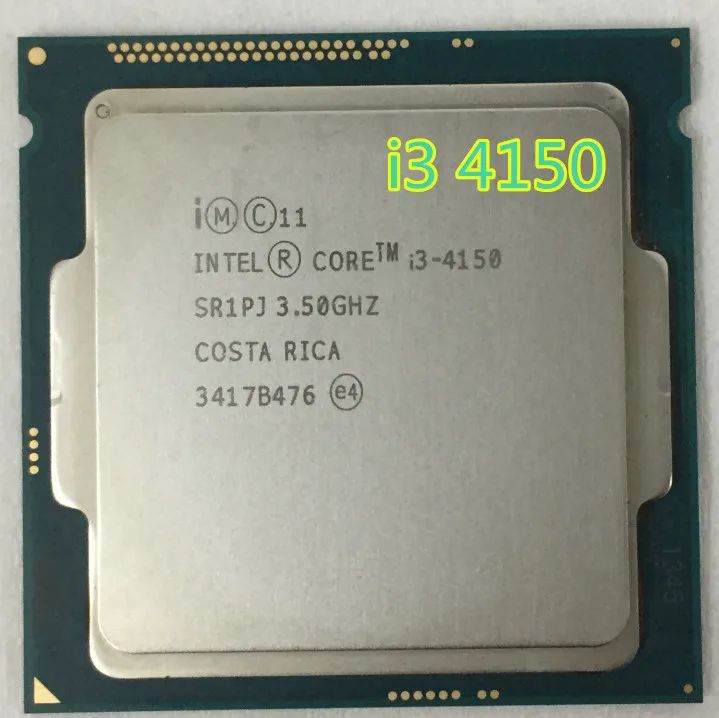 Процессор Intel Core I3 4150 I3-4150 LGA1150 i3 4150 двухъядерный процессор для настольных ПК может работать