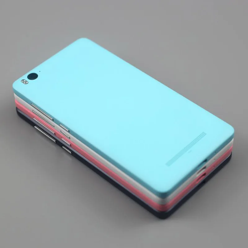 Original Battery Cover for Xiaomi MI4I MI4C MI 4I 4C Rear Housing Back Door Case With Flash Replacement Parts black white blue pink 6