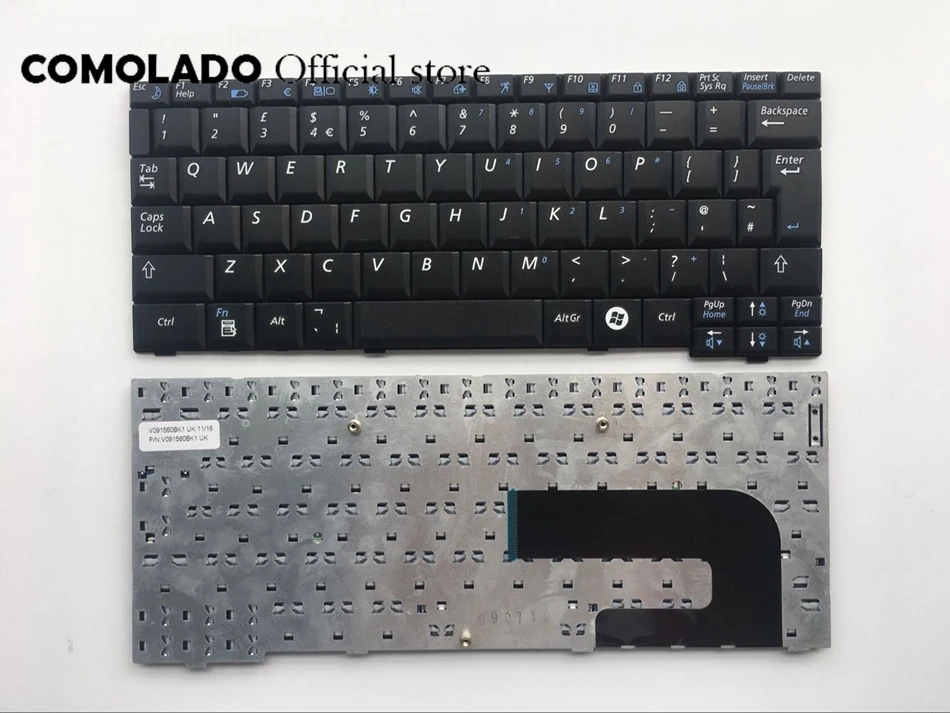 UK keyboard for Samsung N120 N510 NP-120 NP-510 Black Keyboard UK Layout