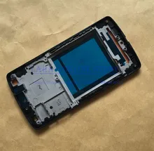 Original For LG Nexus 5 D820 Front LCD Middle Plate Frame Bezel Chasis Housing Cover with Sticker Replacement Parts