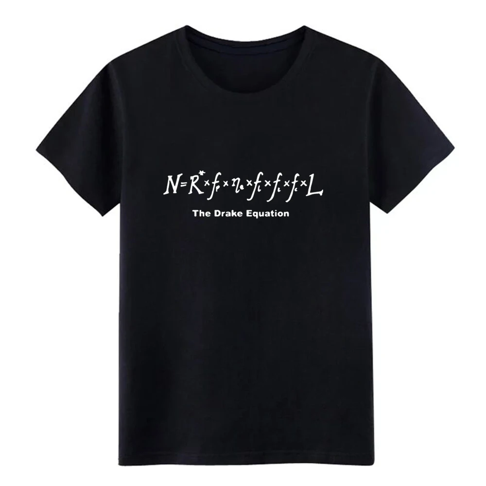Trend  Men's Mens Drake Equation Drakes Astronomy Science Plane t shirt Designing tee shirt S-3xl homme Fi 