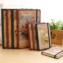 1 шт., европейская одежда в стиле ретро Обложка, дневник, винтажный блокнот, ежедневный блокнот, канцелярские принадлежности