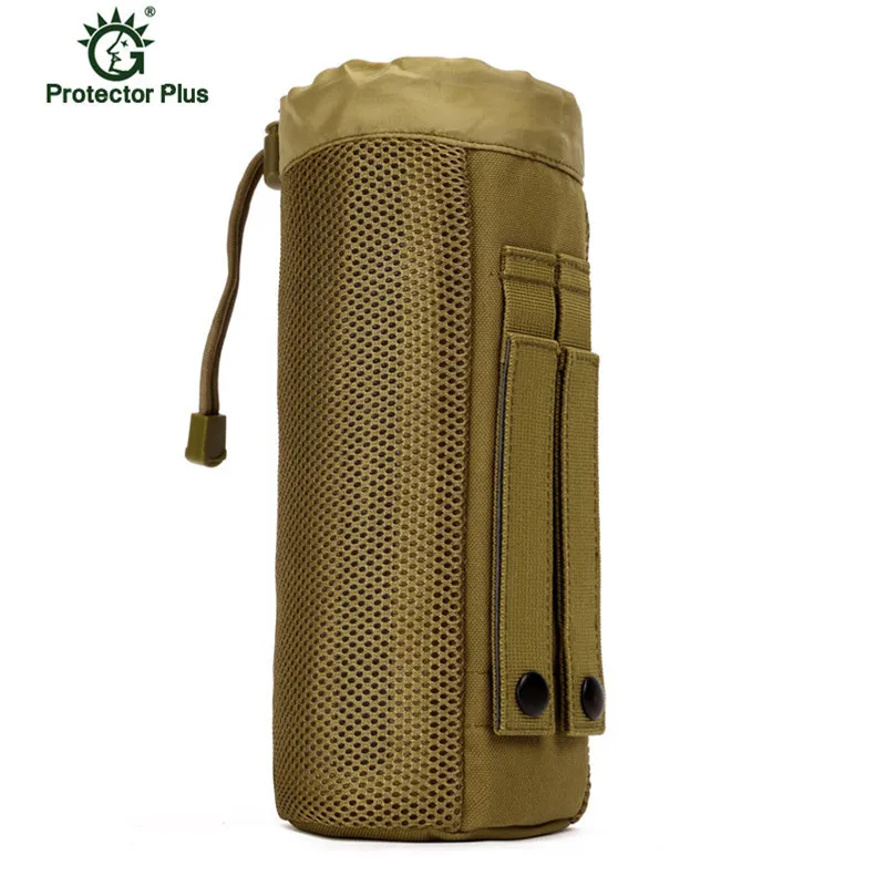 MOLLE System Single Water Bottle Climbing Bags Kettle Pouch Army Durable Men Travel Hiking Tactical Water Bag