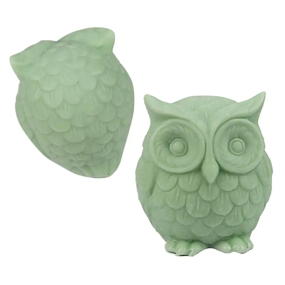 Diy 3d Owl Shaped Soap Mold Silicone Mold Craft Sculpture Cake