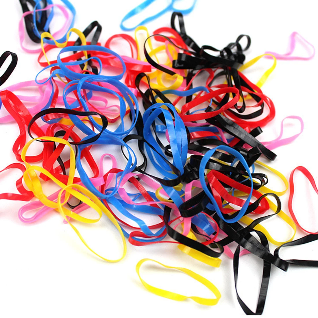 Mini Elastics Hair Bands 400pcs/lot Mix Color Hair Ring Ropes Ponytail One-Off Braiding Hair Accessories for Girls
