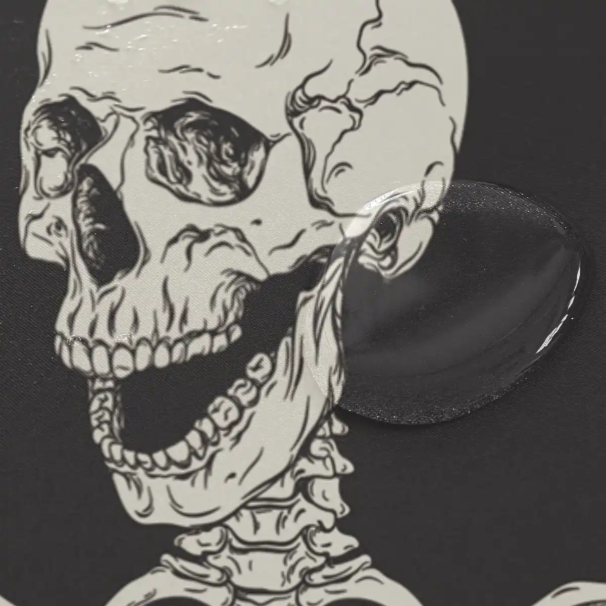 Funny Human Skull Shower Curtain And Mat Set Human Skeleton Good