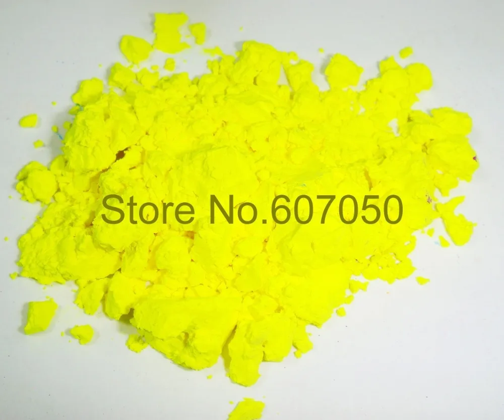

50gram x NEON Yellow Color Fluorescent Pigment Powder for Nail Polish&Painting&Printing
