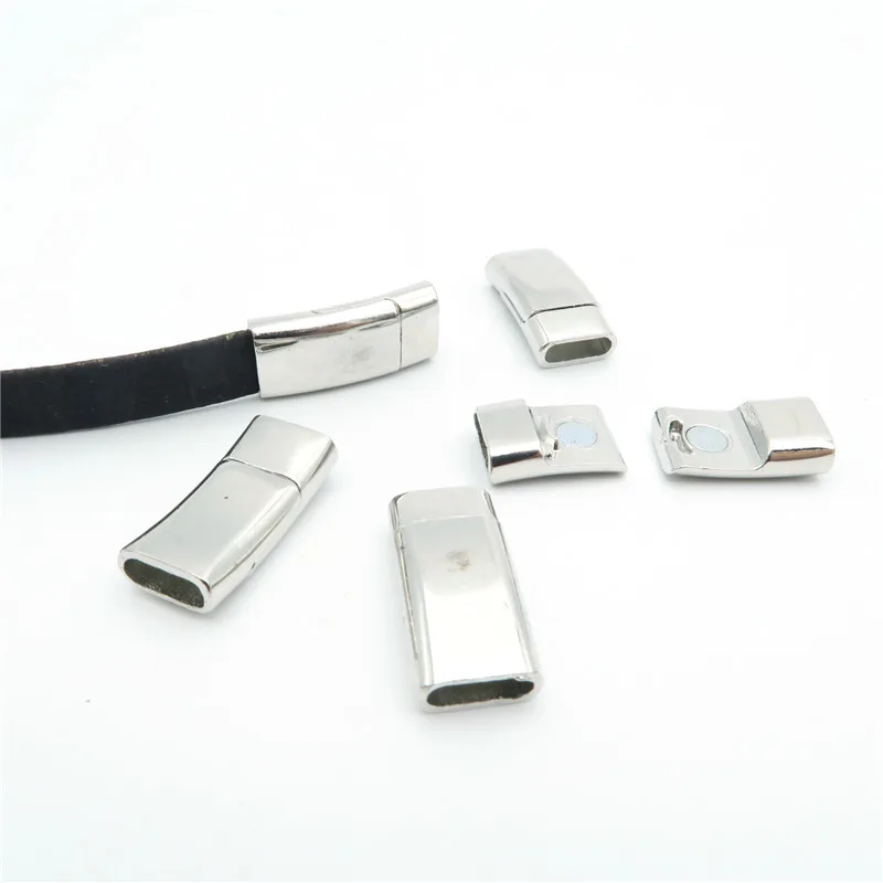 

5pcs magnet clasps 10*3mm Leather Supplies Antique Silver bracelet Components Findings D-6-16