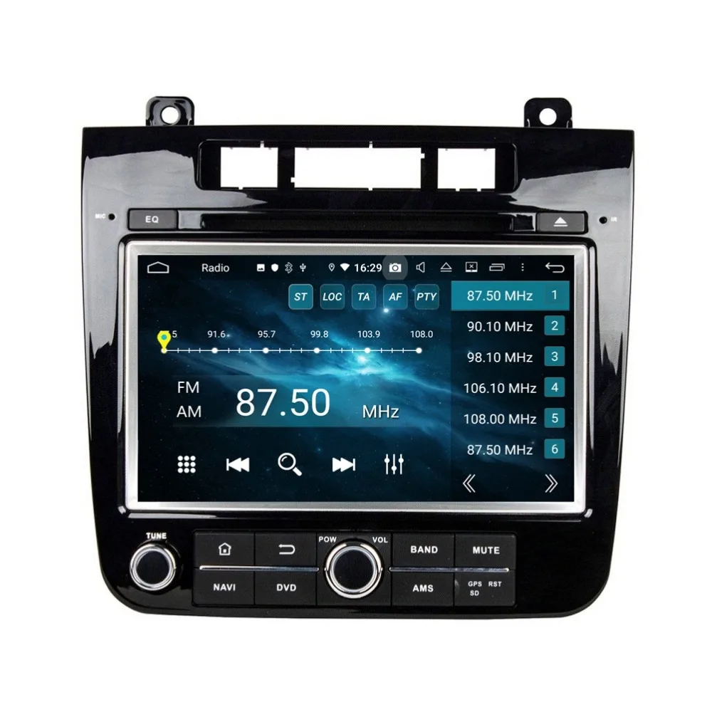 Clearance Octa Core 2 din 8" Android 9.0 Car Radio DVD GPS for VW Volkswagen Touareg 2010 2011 2012 2013 2014 4GB RAM Bluetooth 32GB ROM 5