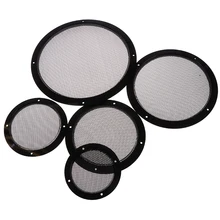1 шт., размер: 4/5/6/8/10 дюймов черный Замена круглые Динамик защитная сетка крышка решетки круг Динамик аксессуары
