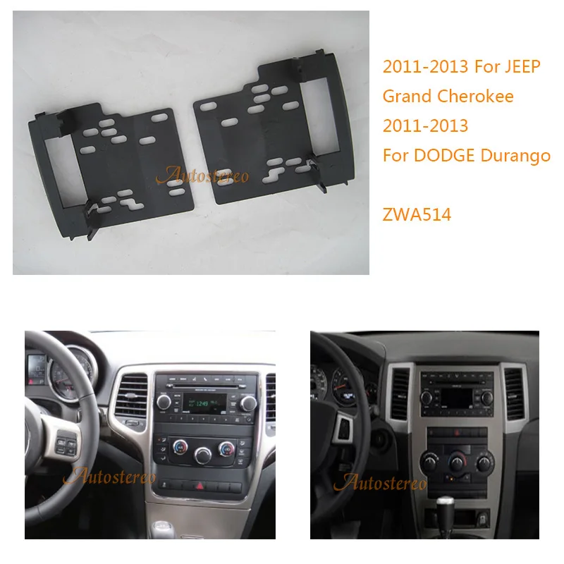 

ZW11-514 Car stereo installation kit Frame Adapter Fitting radio fascia for JEEP Grand Cherokee,DODGE Durango 2011-2013