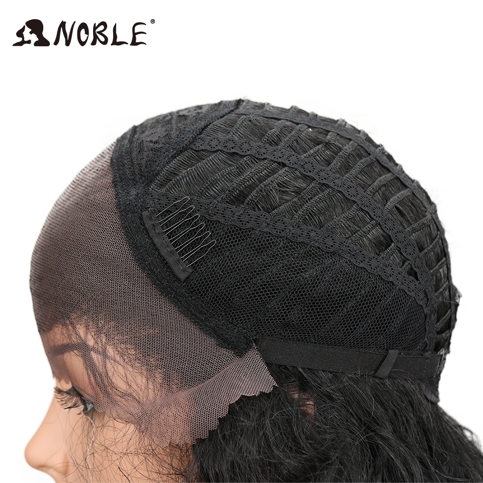 Благородный бесплатная часть Синтетические волосы на кружеве синтетические парики для Для женщин 30 дюймов 150% плотность высокая