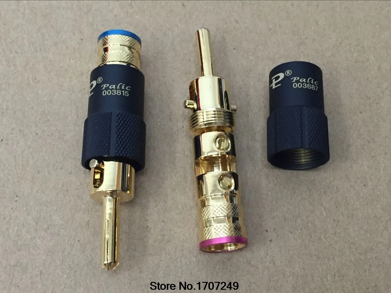 4 шт. медные позолоченные штекеры 24 к|adapter connector|adapter plugadapter audio |