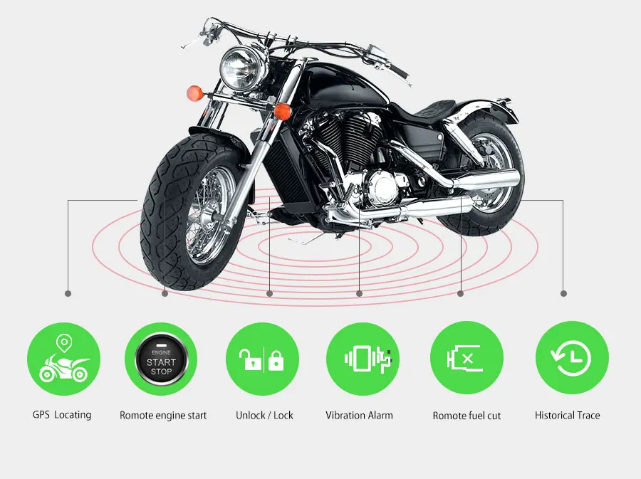 NTG02M gps-трекер, будильник GPRS GSM Google карта велосипед в реальном времени sim-карта SMS сигнализация NTG02M 2g 4 полосная мотоциклетная сигнализация