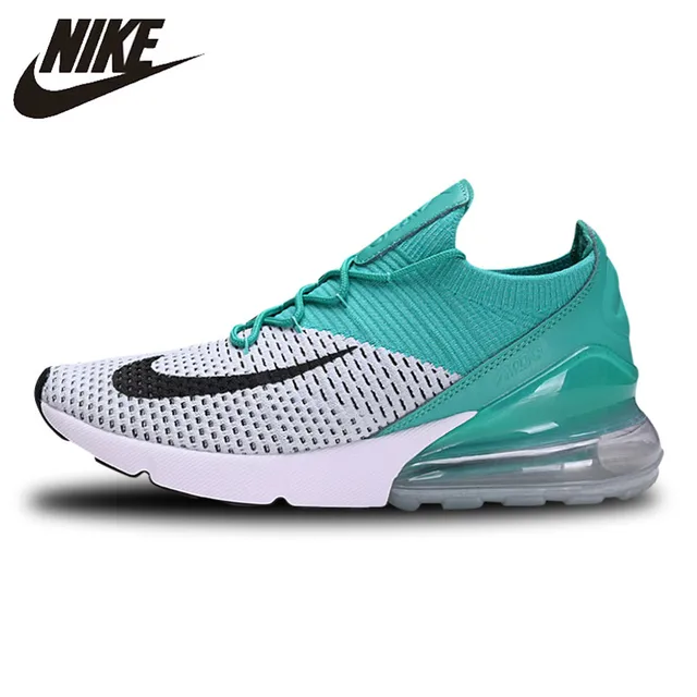Nike Air Max 270 Coussin Sneakers Sport Flyknit Chaussures de Course ... Nike Air Max 270 Coussin Sneakers Sport Flyknit Chaussures de Course Classique Vert Foncé AH6803-