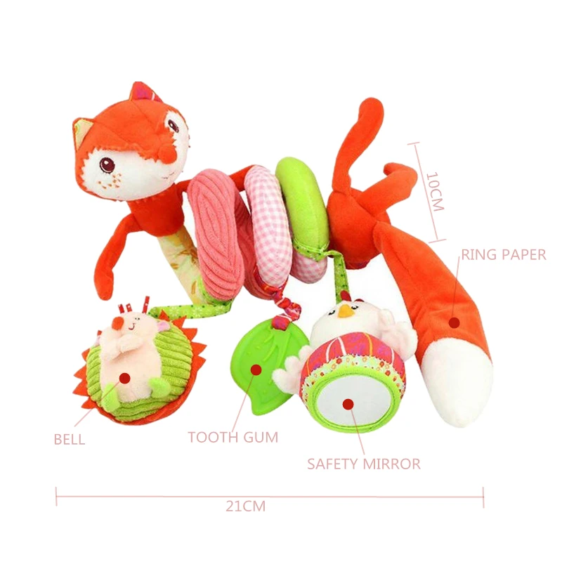 Infant Comfort Toys Toddler Bed & Stroller Spiral Plush Toys Baby Rattles Mobiles Educational Crib Hanging Baby Boy Toys Infant Comfort Toys Toddler Bed & Stroller Spiral Plush Toys Baby Rattles Mobiles Educational Crib Hanging Baby Boy Toys